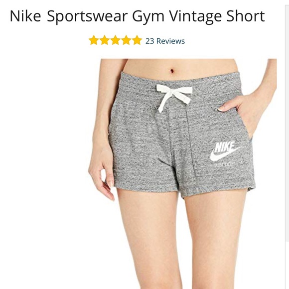nike grey cotton shorts